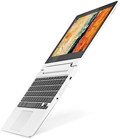 Lenovo Chromebook C330 2-in-1 Convertible Laptop, 11.6" HD Display, MediaTek MT8173C, 4GB RAM, 64GB Storage, Chrome OS, Blizzard White in Saudi Arabia
