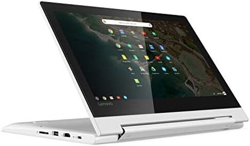 Lenovo Chromebook C330 2-in-1 Convertible Laptop, 11.6" HD Display, MediaTek MT8173C, 4GB RAM, 64GB Storage, Chrome OS, Blizzard White in Saudi Arabia