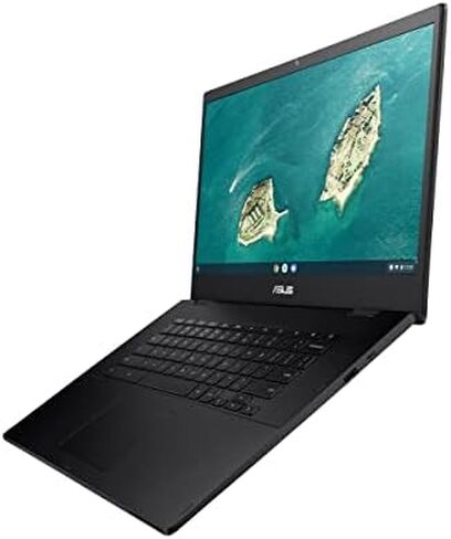 ASUS Chromebook CX1، شاشة NanoEdge مقاس 15.6 بوصة عالية الدقة، معالج Intel Celeron N3350، وحدة تخزين eMMC سعة 64 جيجابايت، ذاكرة الوصول العشوائي 8 جيجابايت، نظام تشغيل Chrome، فضي شفاف، CX1500CNA-AS84F in Kuwait