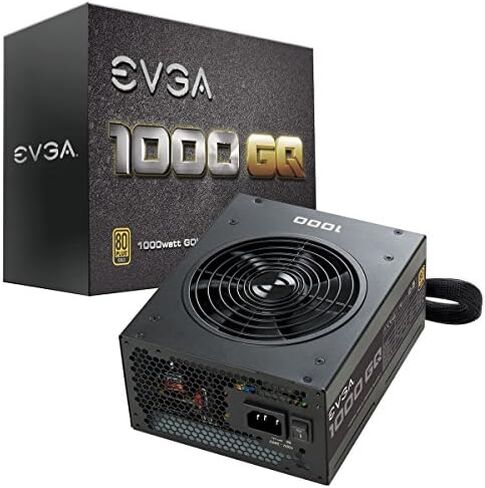 EVGA 210-GQ-1000-V1,1000 GQ, 80+ GOLD 1000W, Semi Modular, EVGA ECO Mode, 5 Year Warranty, Power Supply,Black in Saudi Arabia