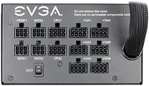 EVGA 210-GQ-1000-V1,1000 GQ, 80+ GOLD 1000W, Semi Modular, EVGA ECO Mode, 5 Year Warranty, Power Supply,Black in Saudi Arabia