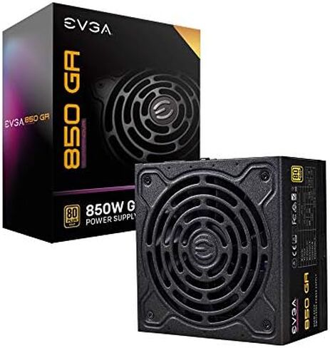 EVGA SuperNOVA 850 Ga, 80 Plus Gold 850W, Fully Modular, ECO Mode with Dbb Fan, 10 Year Warranty, Compact 150mm Size, Power Supply 220-GA-0850-X1 in Saudi Arabia