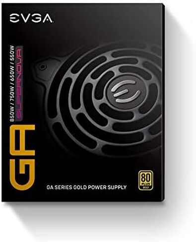 EVGA SuperNOVA 850 Ga, 80 Plus Gold 850W, Fully Modular, ECO Mode with Dbb Fan, 10 Year Warranty, Compact 150mm Size, Power Supply 220-GA-0850-X1 in Saudi Arabia