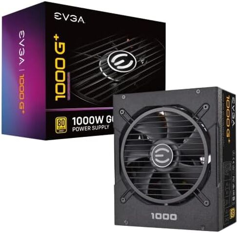 EVGA SuperNOVA 1000 G+, 80 Plus Gold 1000W, Fully Modular, FDB Fan, 10 Year Warranty, Includes Power ON Self Tester, Power Supply 120-GP-1000-X1 in Saudi Arabia