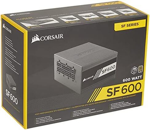 Corsair SF Series, SF600, 600 Watt, Fully Modular Power Supply, 80+ Gold Certified in Saudi Arabia