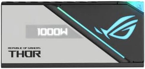 ASUS ROG Thor 1000W Platinum II Fully Modular Power Supply (1000 Watt, 80+ Platinum, Lambda A++ Certified, ROG Heatsinks, 135mm PWM Fan, 0dB Mode, OLED Panel, Sleeved Cables, Aura Sync) in Saudi Arabia