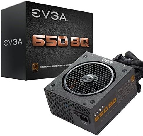 EVGA 650 Bq, 80+ Bronze 650W, Semi Modular, 5 Year Warranty, Includes Free Power On Self Tester, Power Supply 110-BQ-0650-V1 in Saudi Arabia