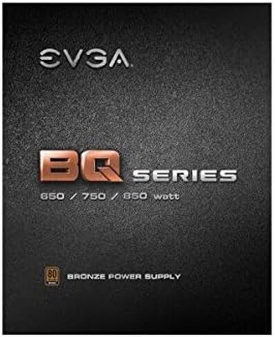 EVGA 650 Bq, 80+ Bronze 650W, Semi Modular, 5 Year Warranty, Includes Free Power On Self Tester, Power Supply 110-BQ-0650-V1 in Saudi Arabia