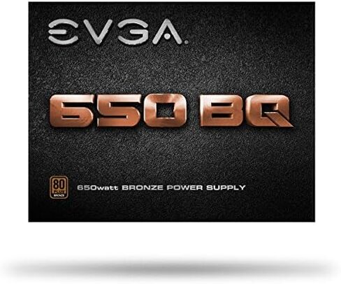 EVGA 650 Bq, 80+ Bronze 650W, Semi Modular, 5 Year Warranty, Includes Free Power On Self Tester, Power Supply 110-BQ-0650-V1 in Saudi Arabia