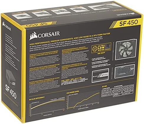سلسلة SF من كورسار، SF450، 450 وات، SFX، 80+ ذهبي، مزود طاقة وحدات بالكامل in Kuwait