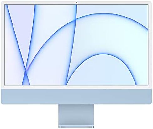 2021 Apple iMac (24-inch, Apple M1 chip with 8‑core CPU and 7‑core GPU, 8GB RAM, 256GB) - Silver in Saudi Arabia