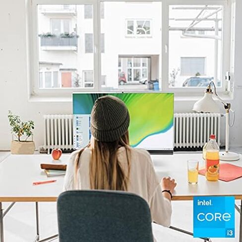 Acer Aspire C24-1651-UR15 AIO Desktop | 23.8" Full HD IPS Display | 11th Gen Intel Core i3-1115G4 | Intel UHD Graphics | 8GB DDR4 | 512GB NVMe M.2 SSD | Intel Wi-Fi 6 | Windows 10 Home in Saudi Arabia