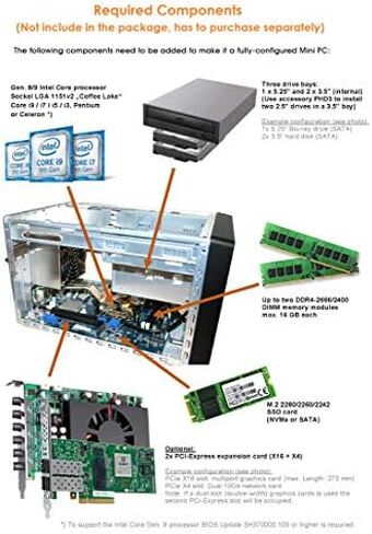 مكوك XPC Cube SH81R4 مجموعة شرائح Intel Haswell H81 LGA in Saudi Arabia