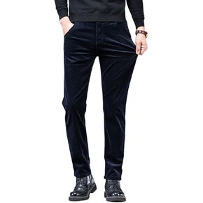 utcoco Men's Cotton Slim Fit Corduroy Pant Straight-Leg Fleece Lined Corduroy Pant for Men in Saudi Arabia