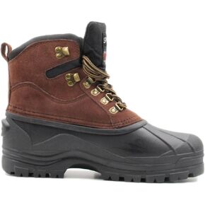 Parrazo Men's Water Resistance Snow and Hiking Heavy Duty Laced-up Winter Duck Boots in Saudi Arabia