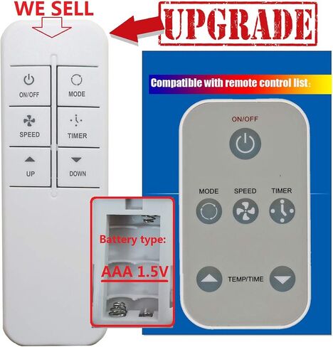 Replacement for Haier Air Conditioner Remote Control 0010403473 Works for ESA3089 ESA3089-L ESA3105 ESA3109 ESA3109-L ESA3125 ESA3125-L ESA3155 ESA3156 ESA3159 ESA3185 ESAX3186 ESAX3186-E in Saudi Arabia