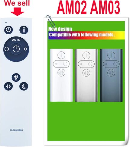 CHOUBENBEN Replacement Remote Control for Dyson AM02 AM03 Fan in Saudi Arabia