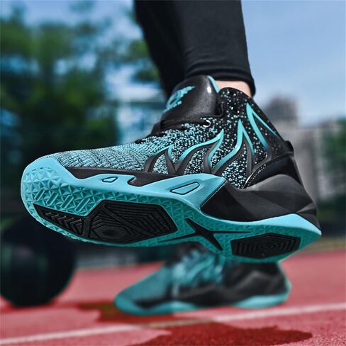 Sanearde Men's Fashion Basketball Shoes Lightweight Breathable Non-Slip Tennis Sneakers Slip On Classic Sports Aldult in Kuwait