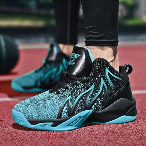 Sanearde Men's Fashion Basketball Shoes Lightweight Breathable Non-Slip Tennis Sneakers Slip On Classic Sports Aldult in Kuwait