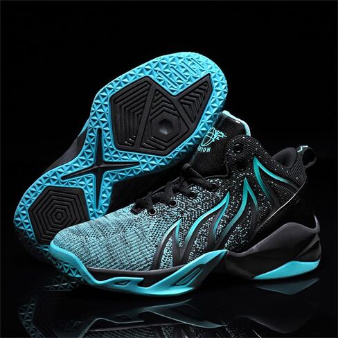 Sanearde Men's Fashion Basketball Shoes Lightweight Breathable Non-Slip Tennis Sneakers Slip On Classic Sports Aldult in Kuwait
