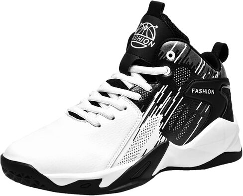Sanearde Men's Fashion Basketball Shoes Lightweight Breathable Non-Slip Tennis Sneakers Slip On Classic Sports Aldult in Saudi Arabia