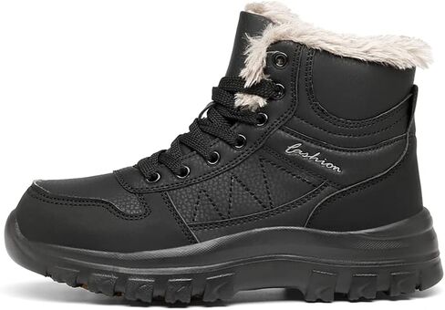 Men's Snow Boots Outdoor Athletic Hiking Boots Waterproof High Top Snow Sports Warm Shoes in Saudi Arabia