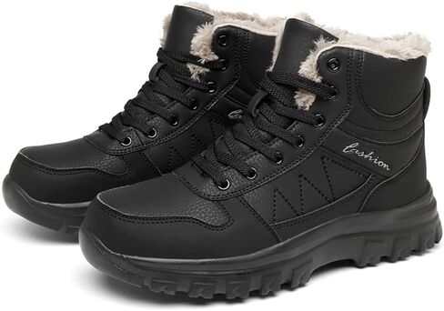 Men's Snow Boots Outdoor Athletic Hiking Boots Waterproof High Top Snow Sports Warm Shoes in Saudi Arabia