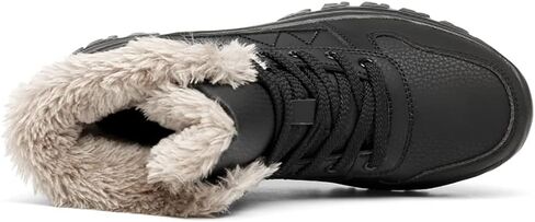 Men's Snow Boots Outdoor Athletic Hiking Boots Waterproof High Top Snow Sports Warm Shoes in Saudi Arabia