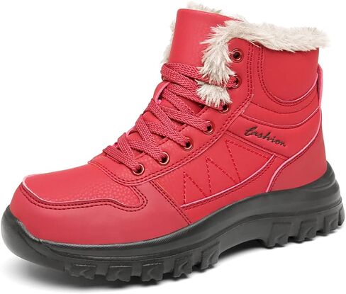 Men's Snow Boots Outdoor Athletic Hiking Boots Waterproof High Top Snow Sports Warm Shoes in Kuwait