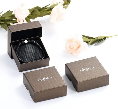 shajwo Cremation Jewelry Urn Bracelet for Ashes for Women Men Keepsake Memorial Cuff Bangle Braided Leather Wristband Bracelet in Saudi Arabia