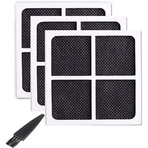 فلتر هواء منعش بديل بديل لثلاجة إل جي وفلتر هواء ثلاجة Kenmore Elite - LG LT120F، Kenmore 46-9918 4918 - يتضمن فرشاة تنظيف صغيرة (عبوة من 3 قطع) in Kuwait