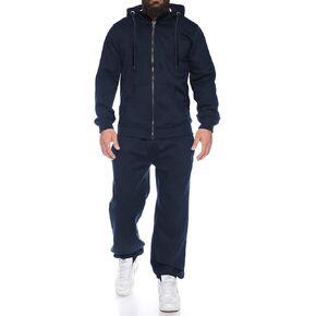 بدلة رياضية للرجال من COOFANDY رياضية بسحاب كامل كاجوال لممارسة رياضة الركض والرياضة، كحلي، صغير، S, كحلي, S in Saudi Arabia