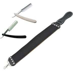 AAProTools Pure Handmade Straight Wet Shaving Cut Throat Razor Shavette Barber Razors + Leather Strop - Vintage Shaving Kit For Men - in Saudi Arabia