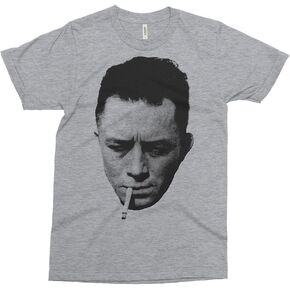 PixiePrints Albert Camus - Literature T-Shirt in Saudi Arabia