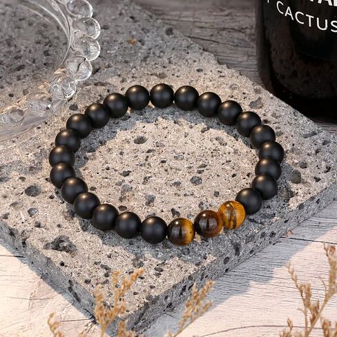UPROMI 21st/30th/40th/50th/60th/70th Birthday Gifts for Him, Elastic Rope Bracelet for Men in Kuwait