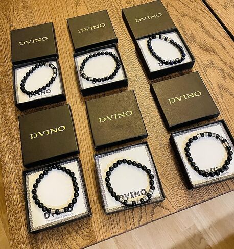 Personalized Engraved Mens Black onyx Stone Bracelet with Names -Black Matte Onyx Kids Names Bracelet - Family Name Bracelet Anniversary, Birthday Gift in Saudi Arabia