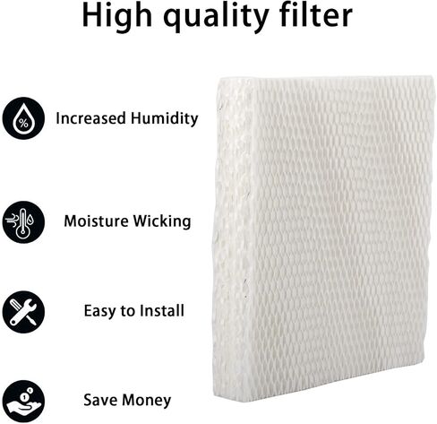 HIFROM 2Pack Replacement Humidifier Wick Filters Water Panel Filter Compatible with Trane HUMD200 HUMD200A HUMD200T HUMD200ABA00B AHUMD200A THUMD200 Whole House Humidifiers in Saudi Arabia