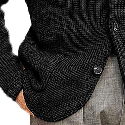 Sweater Jacket Men's Commute Jacket-Casual Autumn Windproof Jacket Thicken Winter Stand Collar Trench Coat Sweatshirt in Saudi Arabia