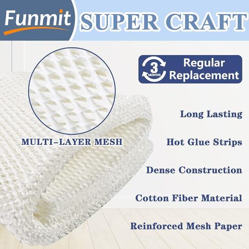 فلتر مرطب MAF1 Super Wick (عبوتان) بديل لأجهزة Aircare MA1200، MA1201، MA0950 وKenmore 14906، 14410، 14411، 15412، 29979، 29980، 29981، 29982 in Saudi Arabia