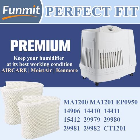 فلتر مرطب MAF1 Super Wick (عبوتان) بديل لأجهزة Aircare MA1200، MA1201، MA0950 وKenmore 14906، 14410، 14411، 15412، 29979، 29980، 29981، 29982 in Saudi Arabia
