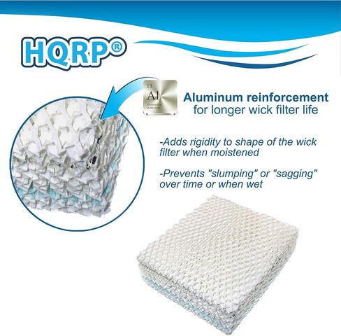 HQRP Wick Filter Replacement Compatible with Essick Air AIRCARE 1043 EP9800 EP9R800 EP9700 EP9R700 EP9500 EP9R500 Pedestal Humidifiers in Saudi Arabia