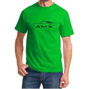 1968 1969 AMC AMX Classic Outline Design Tshirt in Saudi Arabia