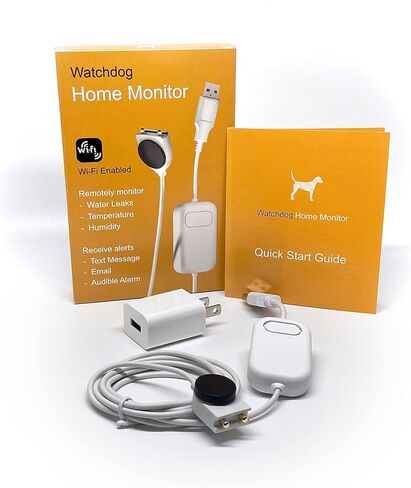 Watchdog Home Monitor - Water, Temperature, Humidity, and Power Outage Sensor with WiFi in Saudi Arabia