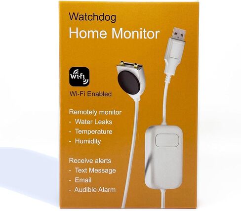 Watchdog Home Monitor - Water, Temperature, Humidity, and Power Outage Sensor with WiFi in Saudi Arabia