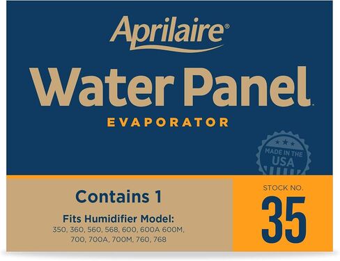 Aprilaire 35 Water Panel Humidifier Filter Replacement for Aprilaire Whole House Humidifier Models 350, 360, 560, 560A, 568, 600, 600A, 600M, 700, 700A, 700M, 760, 760A, 768 (Pack of 10) in Saudi Arabia