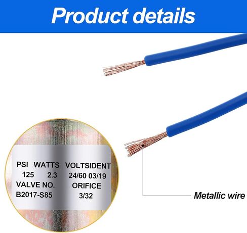 Mudder B2015-S85 B2017-S85 4040 Solenoid Valve Humidifier Valve Compatible with Aprilaire Humidifier 220 224 400 440 500 550 558 560 600 700 24 Volt 2.3 Watts 60 Hz in Saudi Arabia