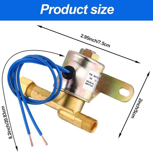 Mudder B2015-S85 B2017-S85 4040 Solenoid Valve Humidifier Valve Compatible with Aprilaire Humidifier 220 224 400 440 500 550 558 560 600 700 24 Volt 2.3 Watts 60 Hz in Saudi Arabia