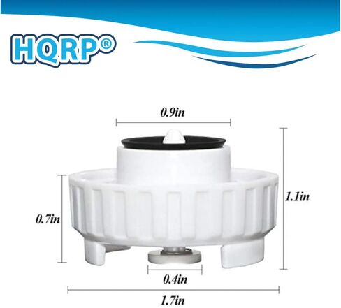 HQRP 2-Pack Bottle Cap Valve Assembly fits Emerson MoistAir Kenmore Humidifiers, Compatible with Essick Air 509229-1 822419-2 Replacement in Saudi Arabia