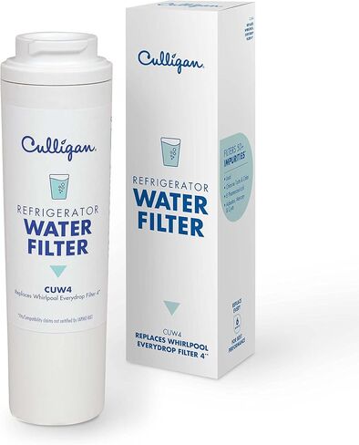 Culligan CUW4 Refrigerator Water Filter | Replacement for Whirlpool Water Filter 4 (EDR4RXD1) | Replace Every 6 Months | Pack of 1 in Saudi Arabia