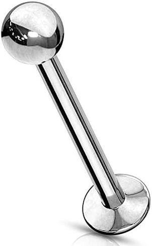 BodyJ4You Labret الزنمة القرط 16G 18G 20G تشيكوسلوفاكيا كريستال دفع في الجراحية الصلب اللولب مونرو مجوهرات in Saudi Arabia